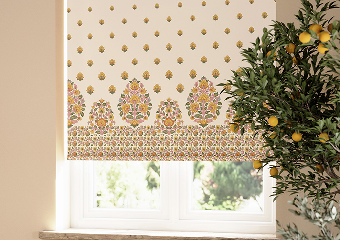 Petal & Block Nitara, Marigold - Twist & Fit Roller Blind - Image 5